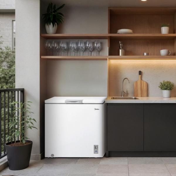 FREEZER MIDEA HORIZ INVER MDRC280 198L BIV - Imagem 7