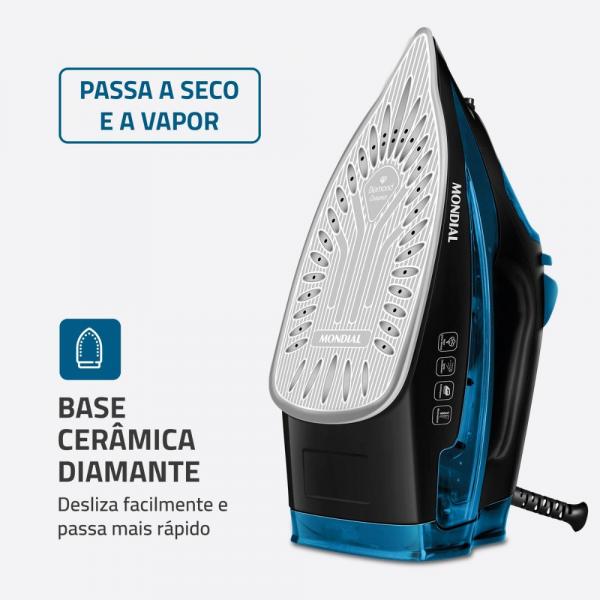 FERRO DE PASSAR A VAPOR MONDIAL F-53 - Imagem 2