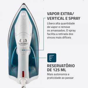 FERRO DE PASSAR A VAPOR MONDIAL F-32 - Imagem 11