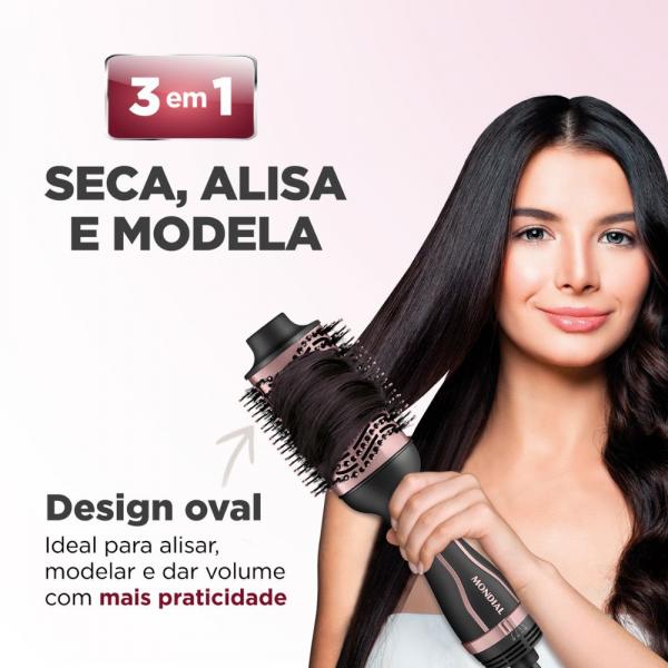 ESCOVA SECADORA MONDIAL ES11BI 1300W - Imagem 3