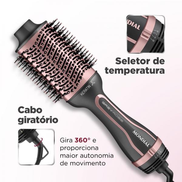 ESCOVA SECADORA MONDIAL ES11BI 1300W - Imagem 5