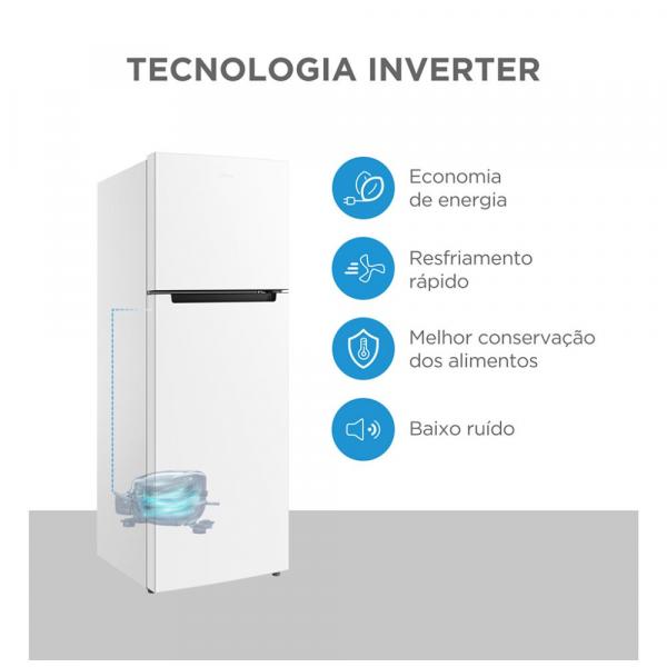 REFRIGERADOR MIDEA CYCLE DEFROST DUPLEX RT554 410L - Imagem 7