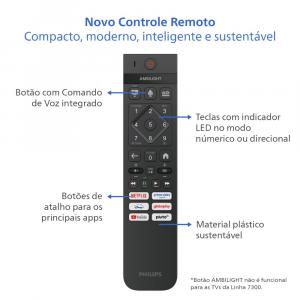TV 50" PHILIPS SMART 4K 50PUG7300/78 - Imagem 17
