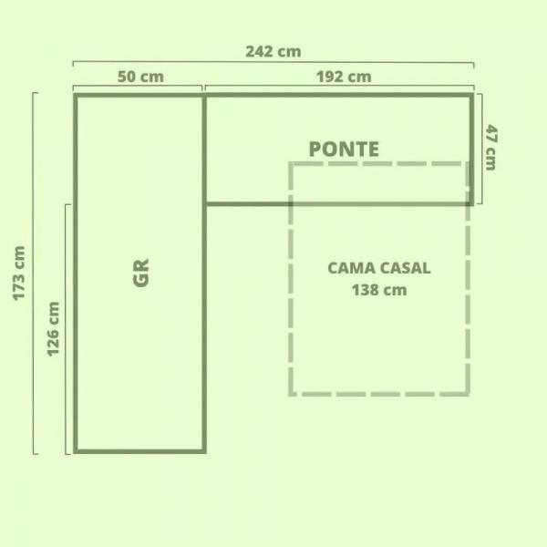 CONJUNTO MODULADO MOVAL FLORENCA - Imagem 5