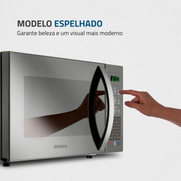 MICRO-ONDAS MONDIAL MO-02-34E ESPEL 34L - Imagem 10