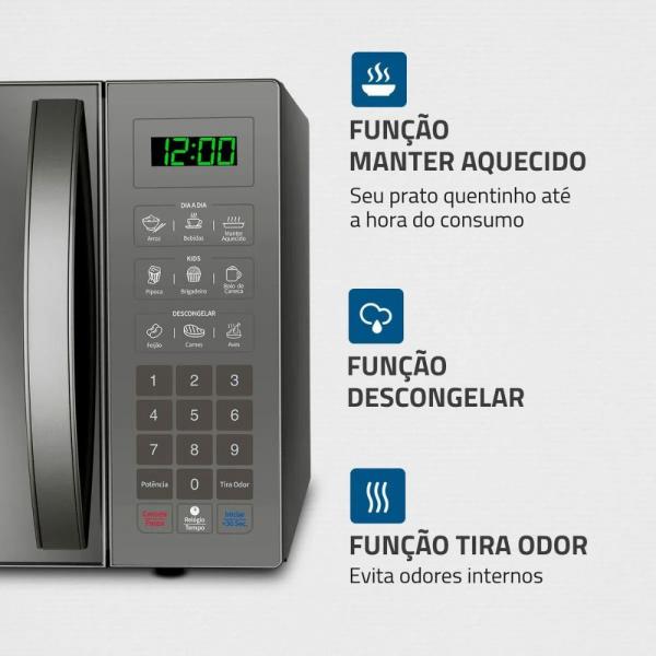 MICRO-ONDAS MONDIAL MO-02-34E ESPEL 34L - Imagem 16