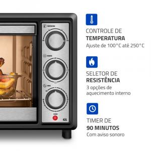 FORNO ELETRICO MONDIAL 42L FRN-42 - Imagem 11