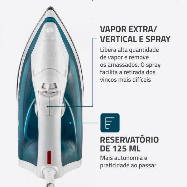 FERRO DE PASSAR A VAPOR MONDIAL F-32 - Imagem 10
