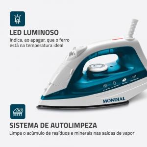 FERRO DE PASSAR A VAPOR MONDIAL F-32 - Imagem 20