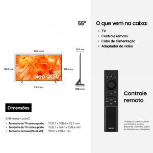 TV 55" SAMSUNG NEO QLED 4K QN55QN70HAGXZD 120HZ - Imagem 23