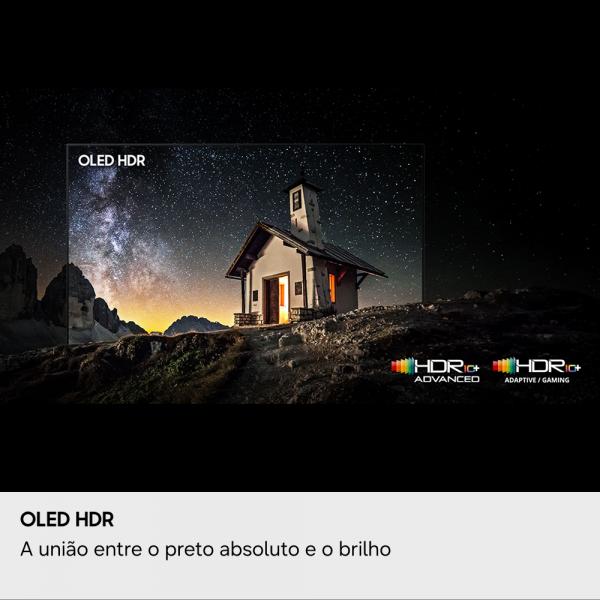 TV 55" SAMSUNG OLED 4K QN55S85HAEXZD 120HZ GAMING - Imagem 7