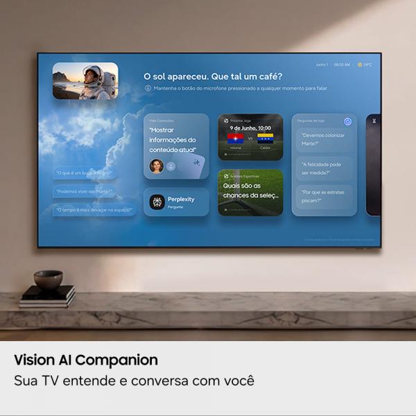 TV 65" SAMSUNG OLED 4K QN65S85HAEXZD 120HZ GAMING - Imagem 2
