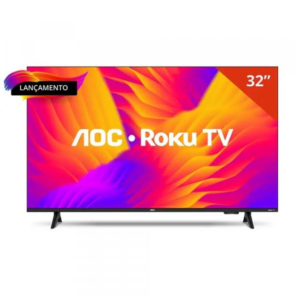 TV 32" AOC SMART ROKU HD 32S5155/78G - Imagem 4